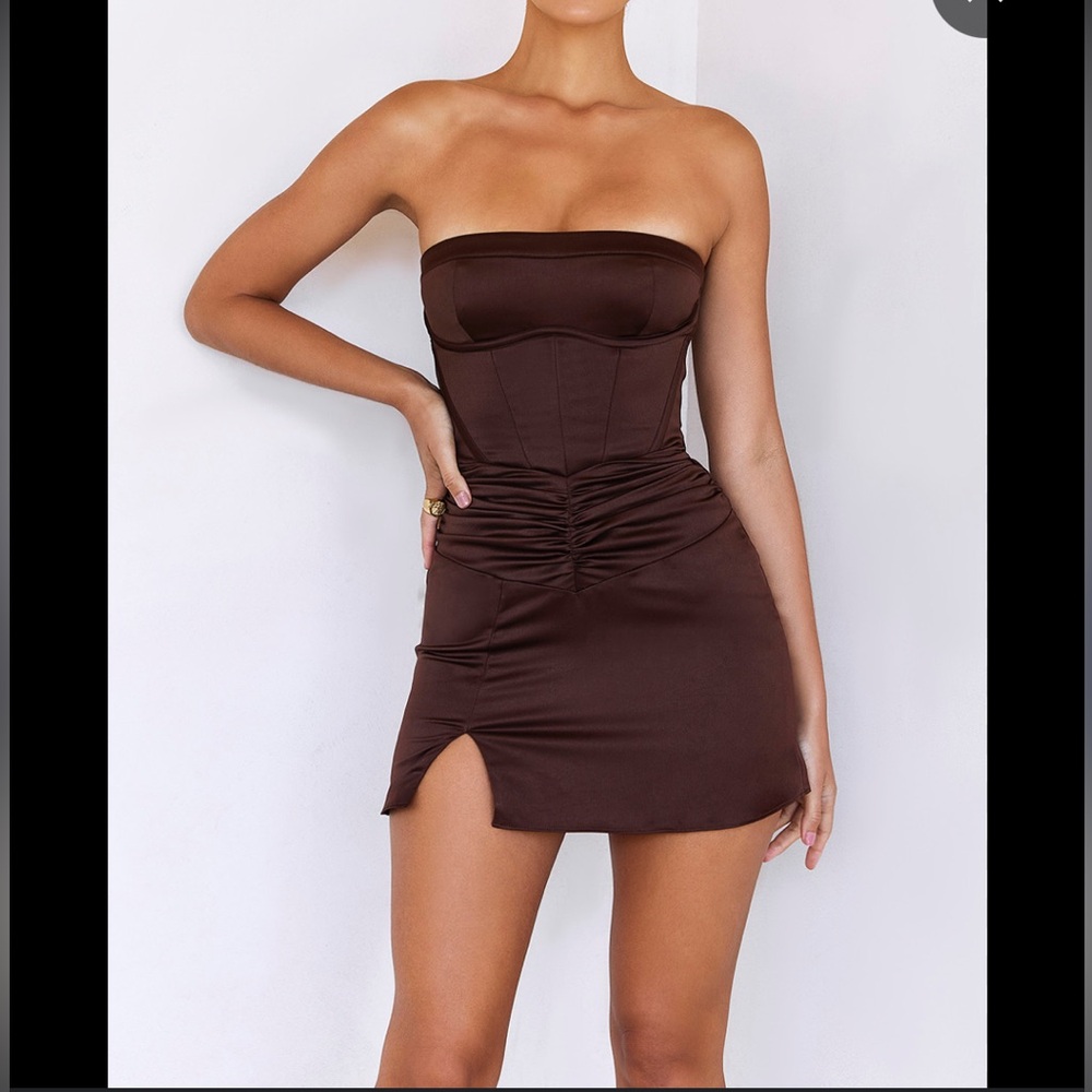 Mistress Rocks Chocolate ‘Come Over’ Dress NWT
